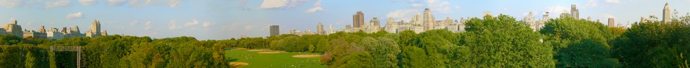 NYC 2007 - Panoramiques: Panoramique Central Park 3 x 1000